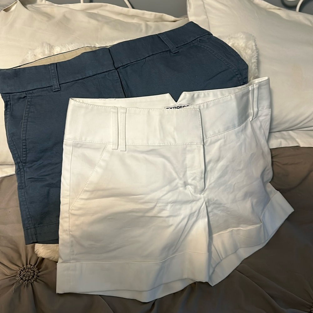 Express and J.Crew shorts